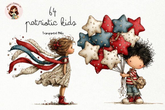 Download Patriotic Kids Clipart PNG - Kids clipart Collection